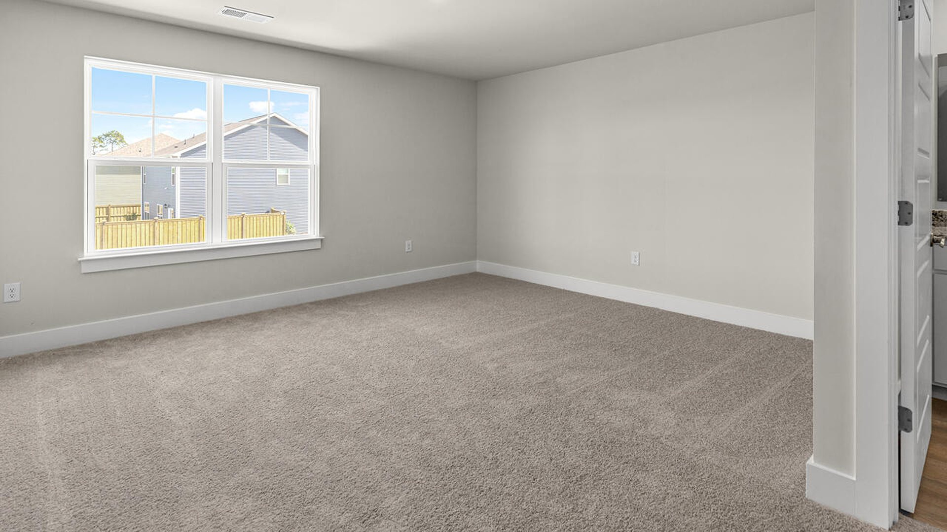 Upstairs, you will find three additional bedrooms and full bathroom. In every bedroom you’ll have carpeted floors and a closet in each room. Whether these rooms become bedrooms, office spaces, or other bonus rooms, there is sure to be comfort.