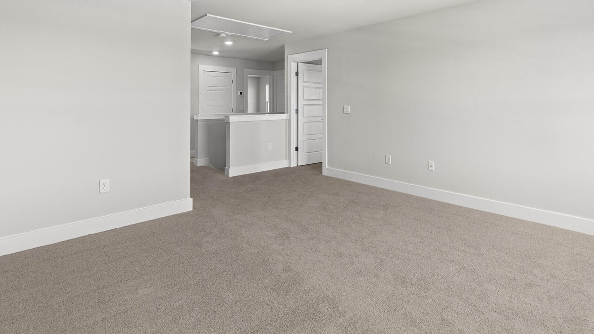 Upstairs, you will find three additional bedrooms and full bathroom. In every bedroom you’ll have carpeted floors and a closet in each room. Whether these rooms become bedrooms, office spaces, or other bonus rooms, there is sure to be comfort.