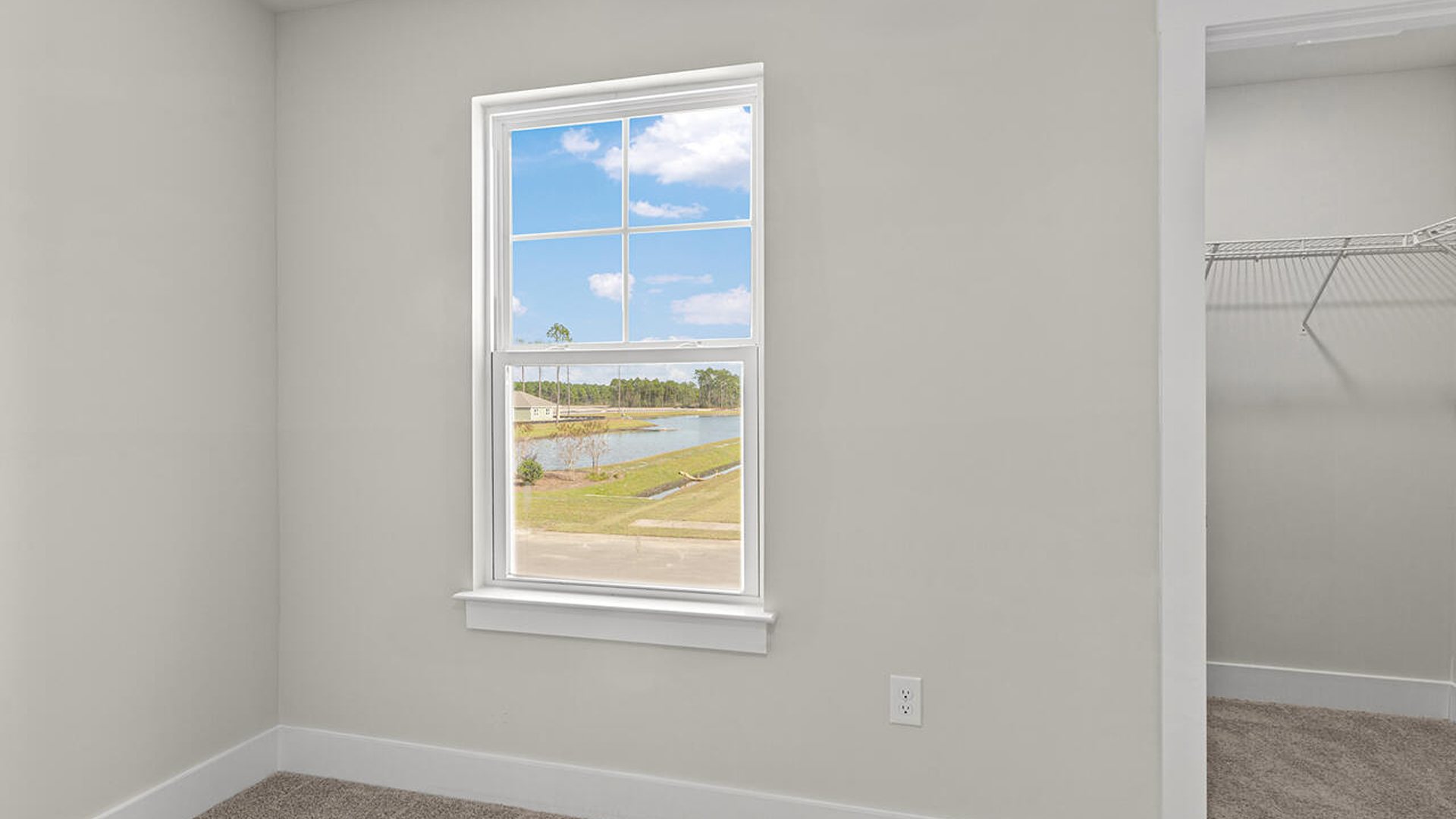 Upstairs, you will find three additional bedrooms and full bathroom. In every bedroom you’ll have carpeted floors and a closet in each room. Whether these rooms become bedrooms, office spaces, or other bonus rooms, there is sure to be comfort.