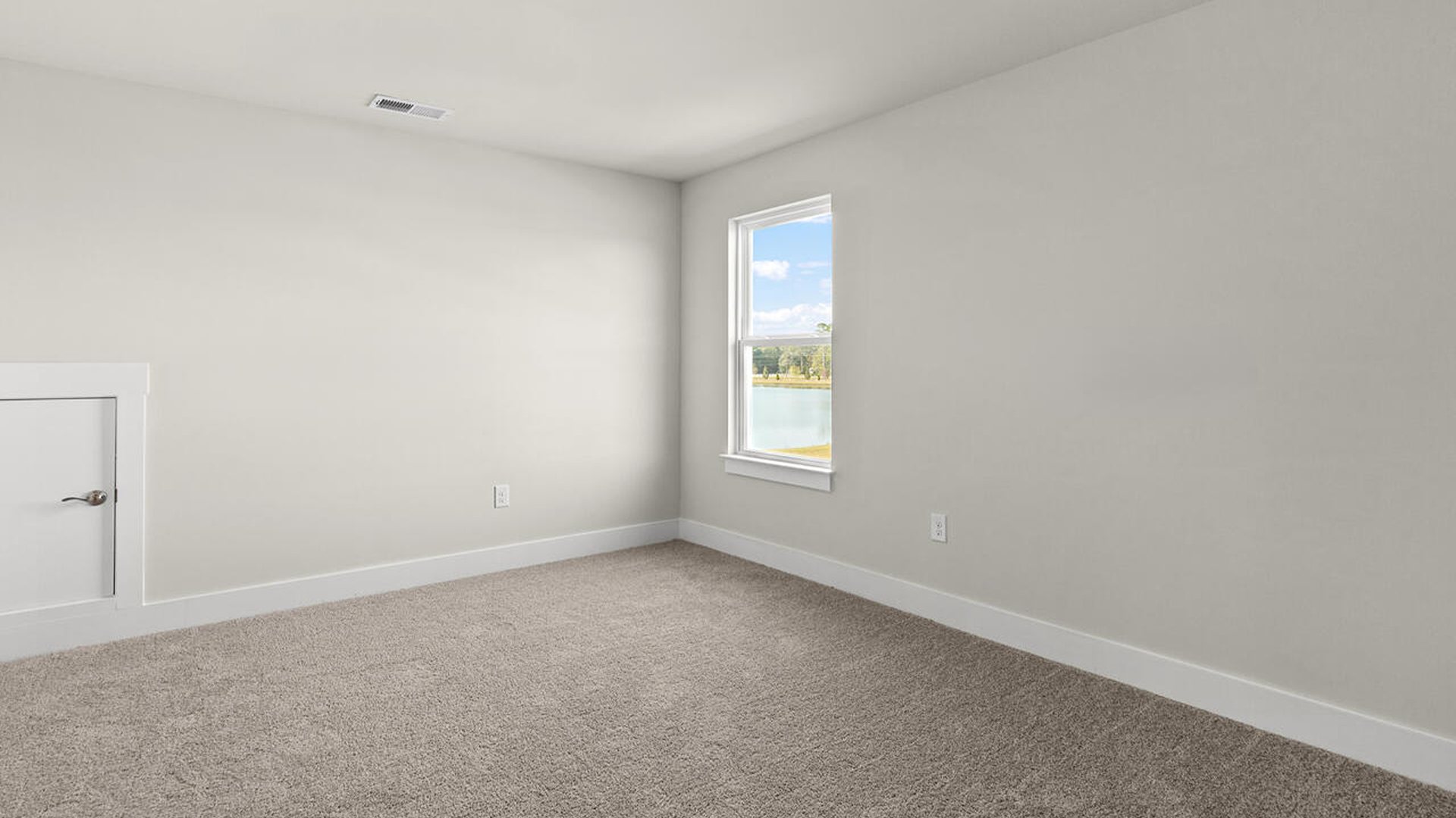 Upstairs, you will find three additional bedrooms and full bathroom. In every bedroom you’ll have carpeted floors and a closet in each room. Whether these rooms become bedrooms, office spaces, or other bonus rooms, there is sure to be comfort.