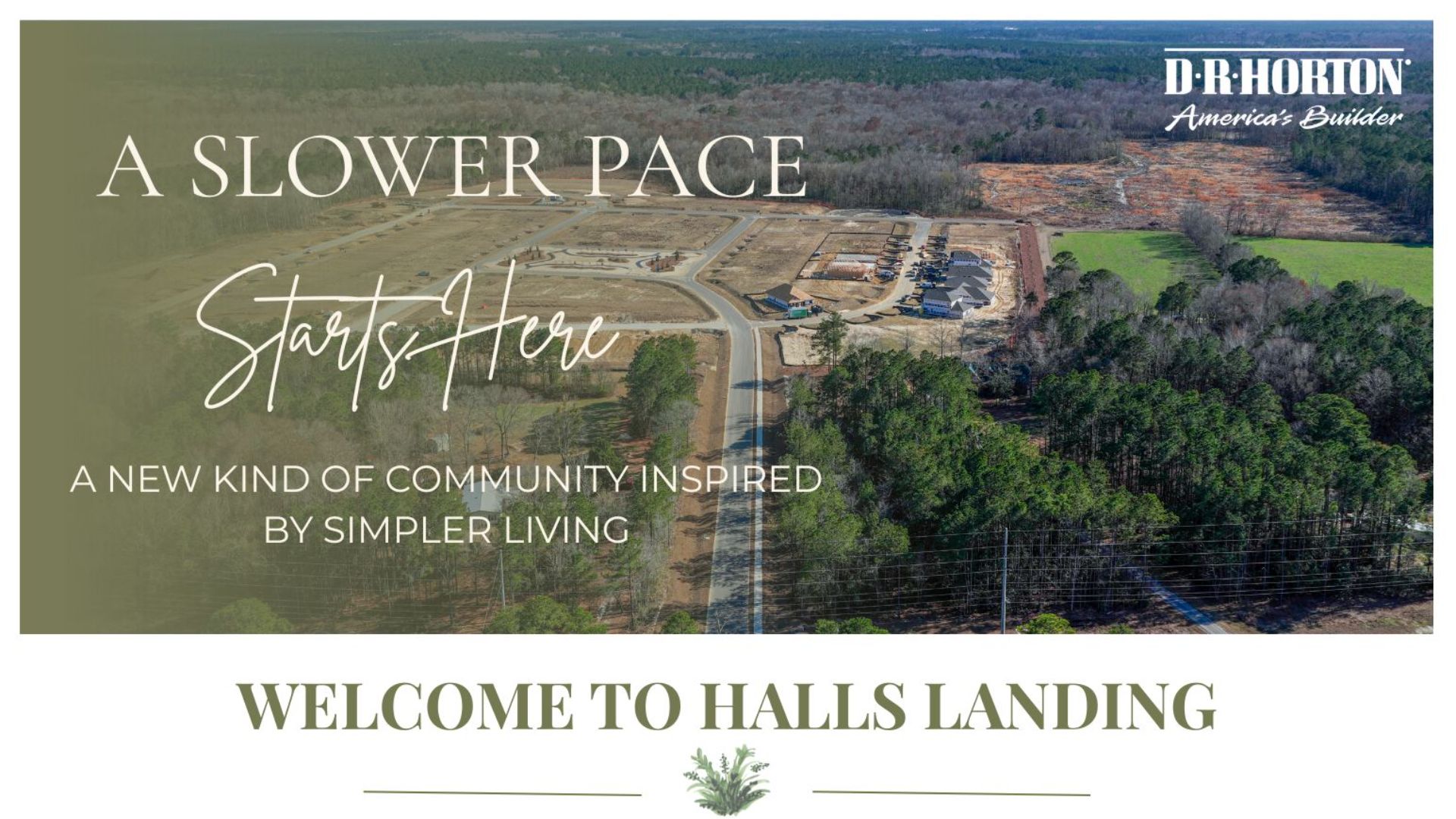 Tucked away in Bolivia NC, Halls Landing is a thoughtfully designed community where nature, connection and everyday comfort come together