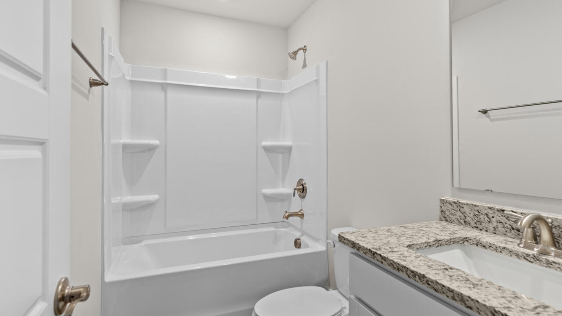 Upstairs, there are an additional 2 bedrooms, bathroom and laundry room.  In every bedroom you’ll have carpeted floors and a closet in each room. Whether these rooms become bedrooms,