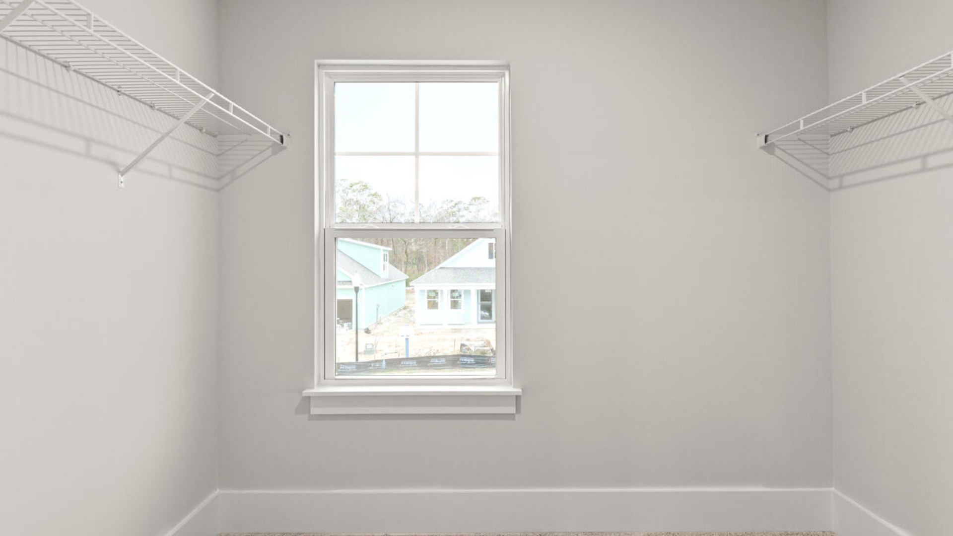 Upstairs, there are an additional 2 bedrooms, bathroom and laundry room.  In every bedroom you’ll have carpeted floors and a closet in each room. Whether these rooms become bedrooms,