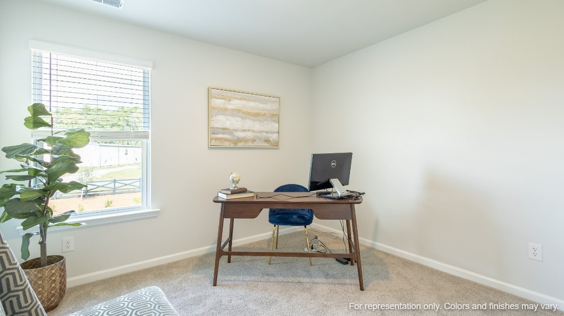 Entering the home we find a large family room and dining area that's perfect for entertaining. The heart of the home is the kitchen granite counters, a large peninsula island with room for 4 counter height barstools. The stainless-steel Whirlpool appliances include a 5-burner gas range, microwave, dishwasher, single-bowl sink and even a refrigerator!