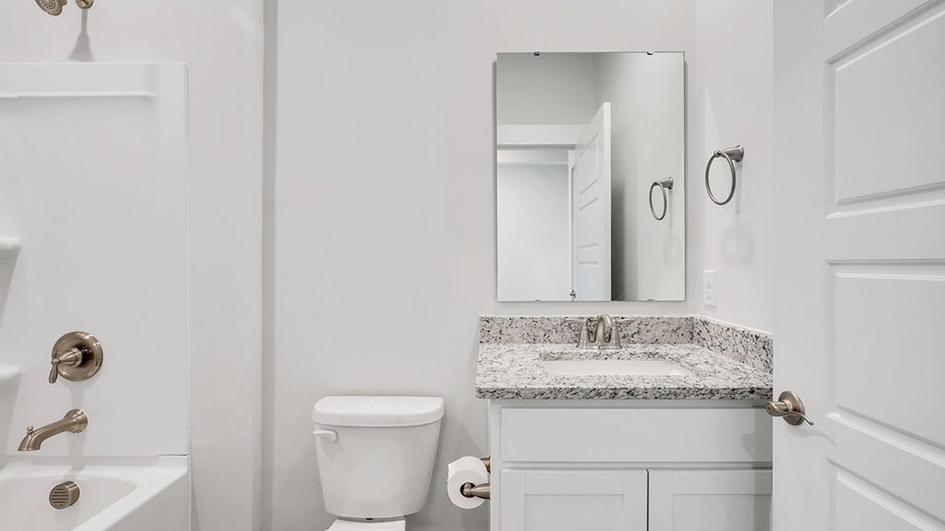 The primary bedroom has its own attached bathroom that features a walk-in shower, separate water closet and double vanity and all the space you need to get ready in the morning.