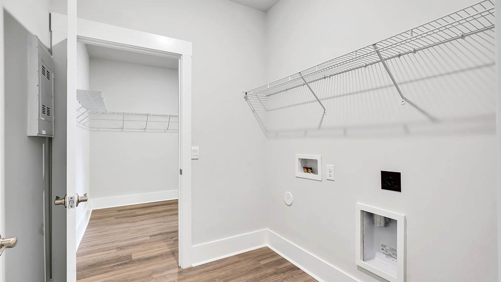 Also enjoy a split bedroom layout with he remaining two bedrooms can be found towards the front of the home. In every bedroom you’ll have carpeted floors and a closet in each room. Whether these rooms become bedrooms, office spaces, or other bonus rooms, there is sure to be comfort.