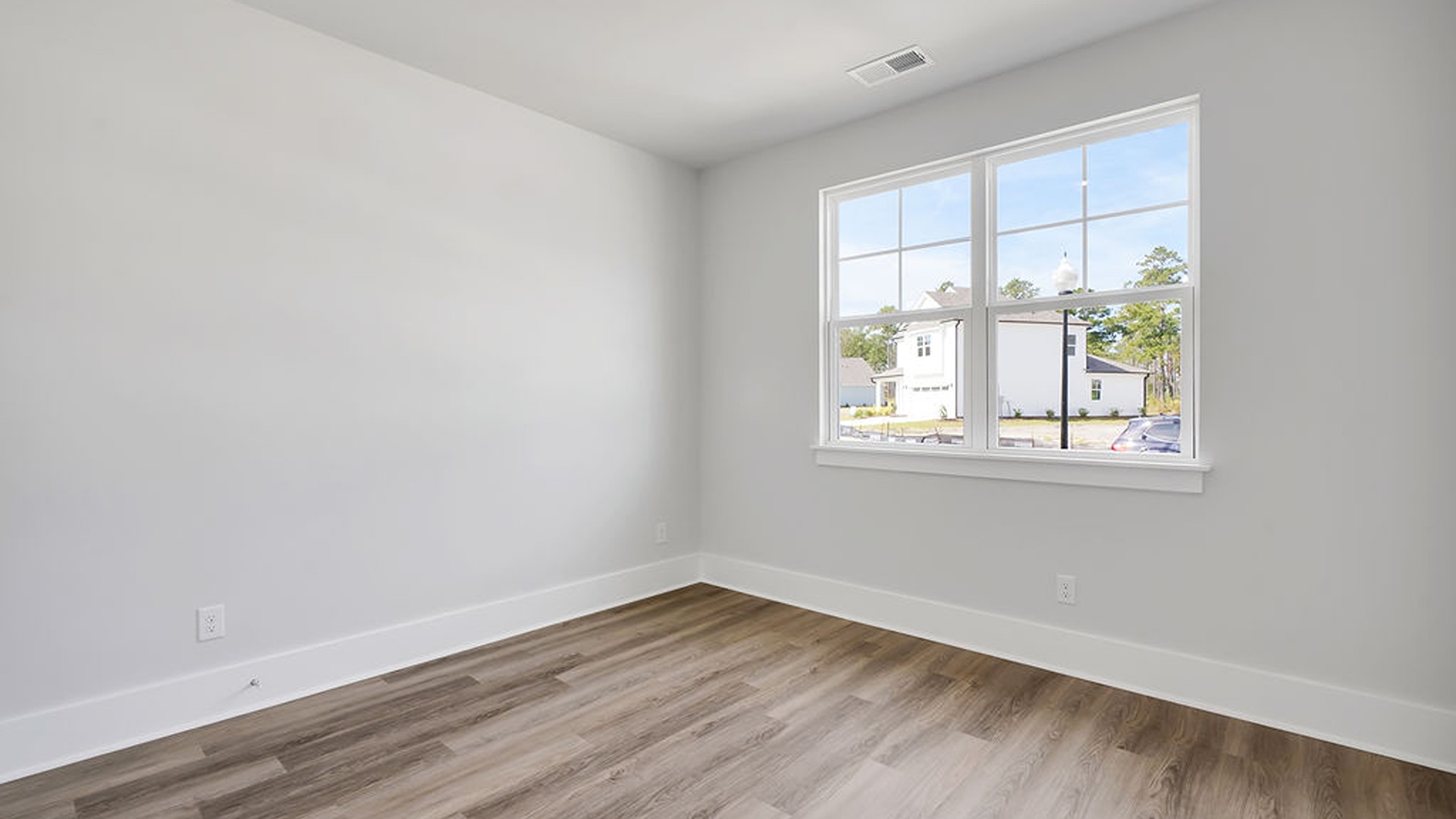 Also enjoy a split bedroom layout with he remaining two bedrooms can be found towards the front of the home. In every bedroom you’ll have carpeted floors and a closet in each room. Whether these rooms become bedrooms, office spaces, or other bonus rooms, there is sure to be comfort.