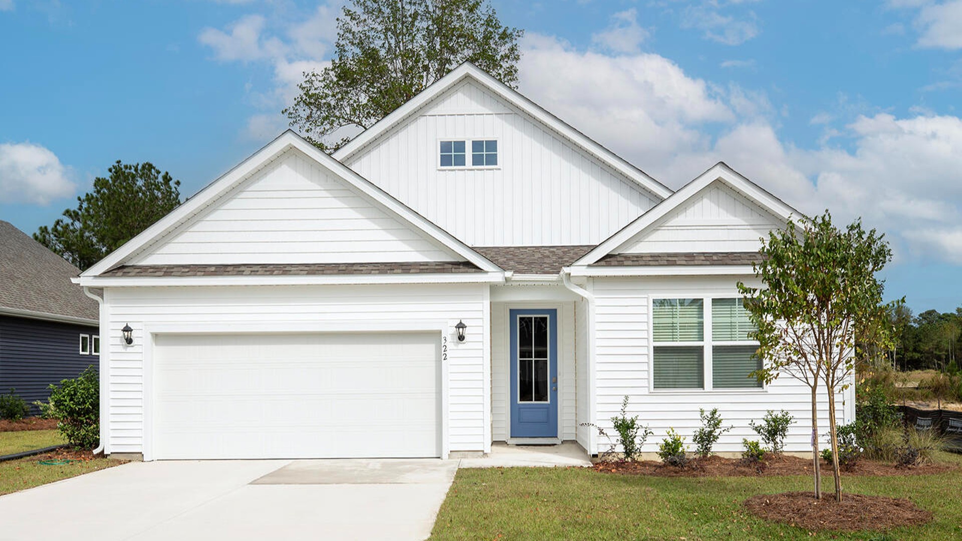 Welcome to the Bradford in Bolivia, North Carolina in our Rolling Hills community. The Bradford is a 3 bedroom, 2 bath home and Flex Space and second floor with 2,463 sq ft of open concept living space.