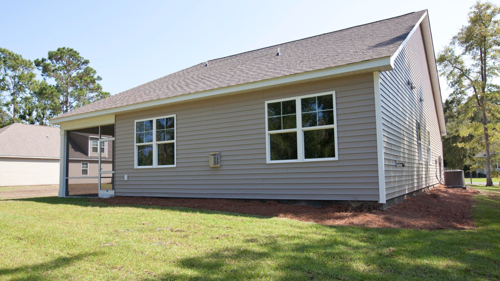 Outback is a covered porch that offers endless possibilities for hosting gatherings,
