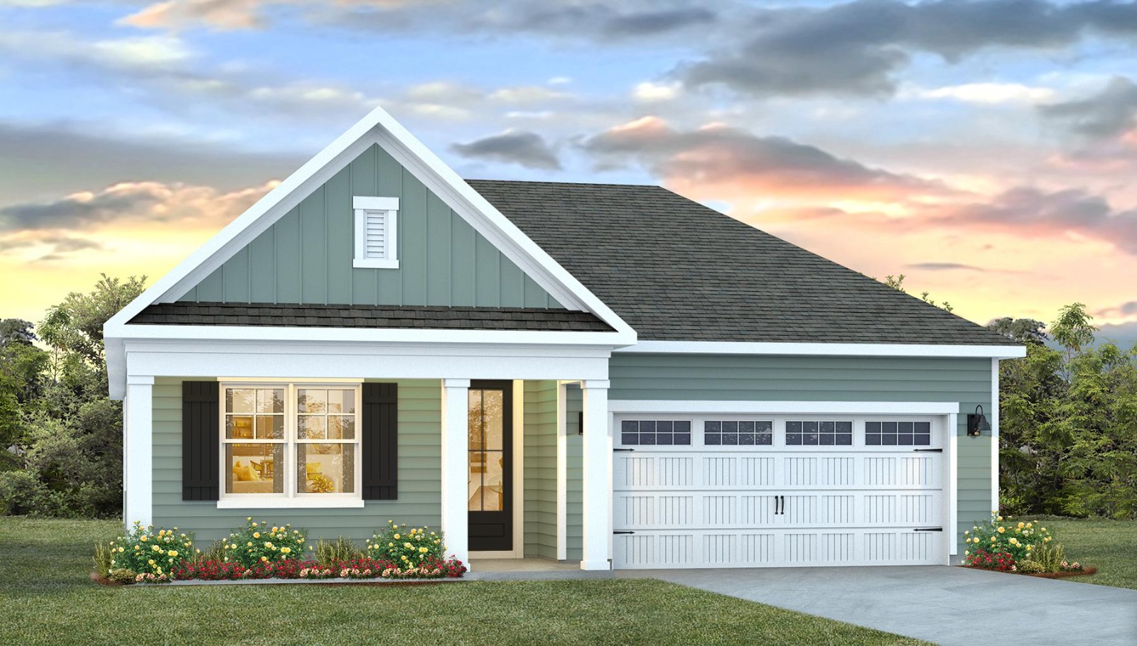 Boasting 4 bedrooms and 2 bathrooms, this plan has a lot to offer in the 1,774 square feet. Choose between 3 unique exterior elevations to match your personal style.
