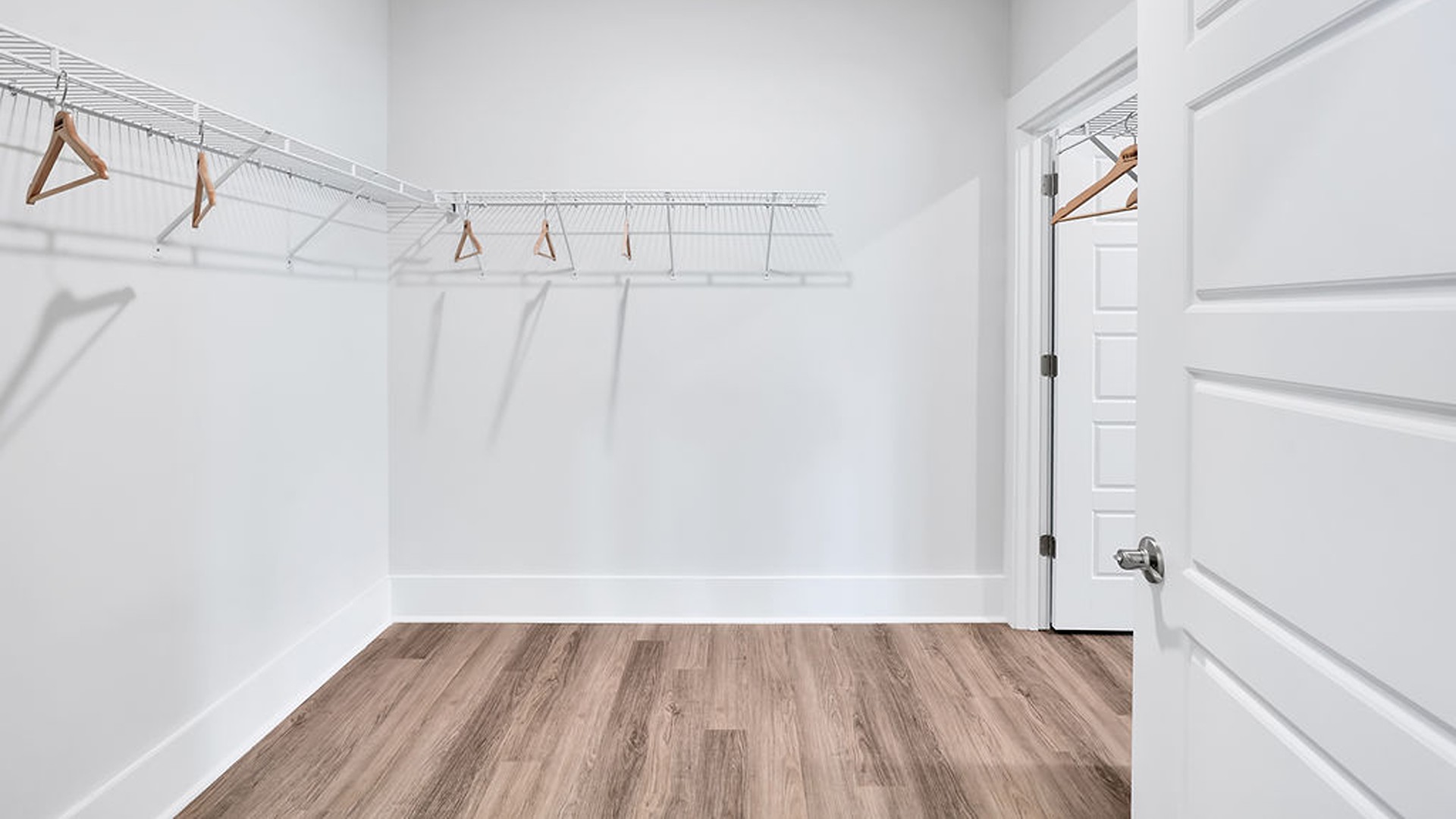 The primary bedroom has its own attached bathroom that features a walk-in closet and all the space you need to get ready in the morning. Sharing a sink isn’t a worry with the double vanity, and you also get additional privacy with a separate door for the toilet and shower.