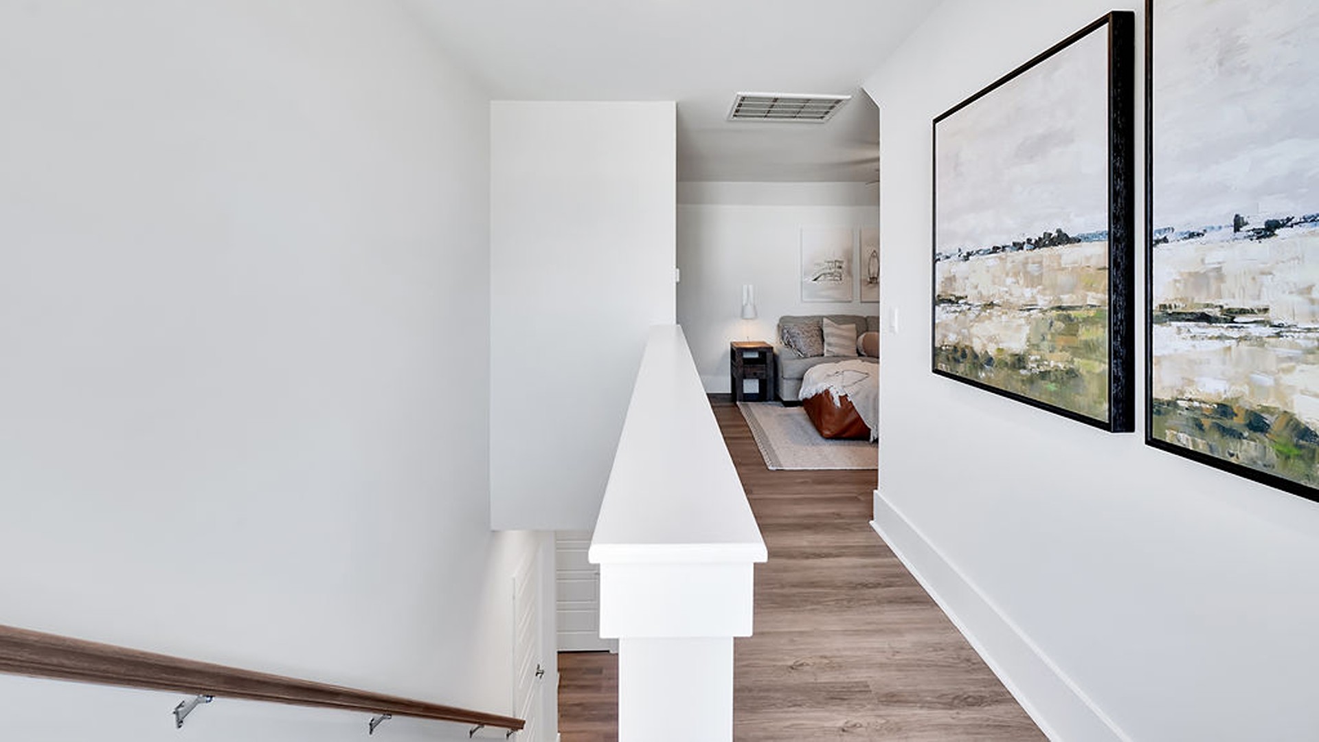 The primary bedroom has its own attached bathroom that features a walk-in closet and all the space you need to get ready in the morning. Sharing a sink isn’t a worry with the double vanity, and you also get additional privacy with a separate door for the toilet and shower.