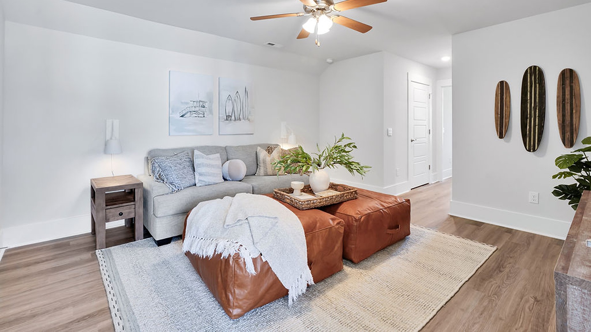 The primary bedroom has its own attached bathroom that features a walk-in closet and all the space you need to get ready in the morning. Sharing a sink isn’t a worry with the double vanity, and you also get additional privacy with a separate door for the toilet and shower.