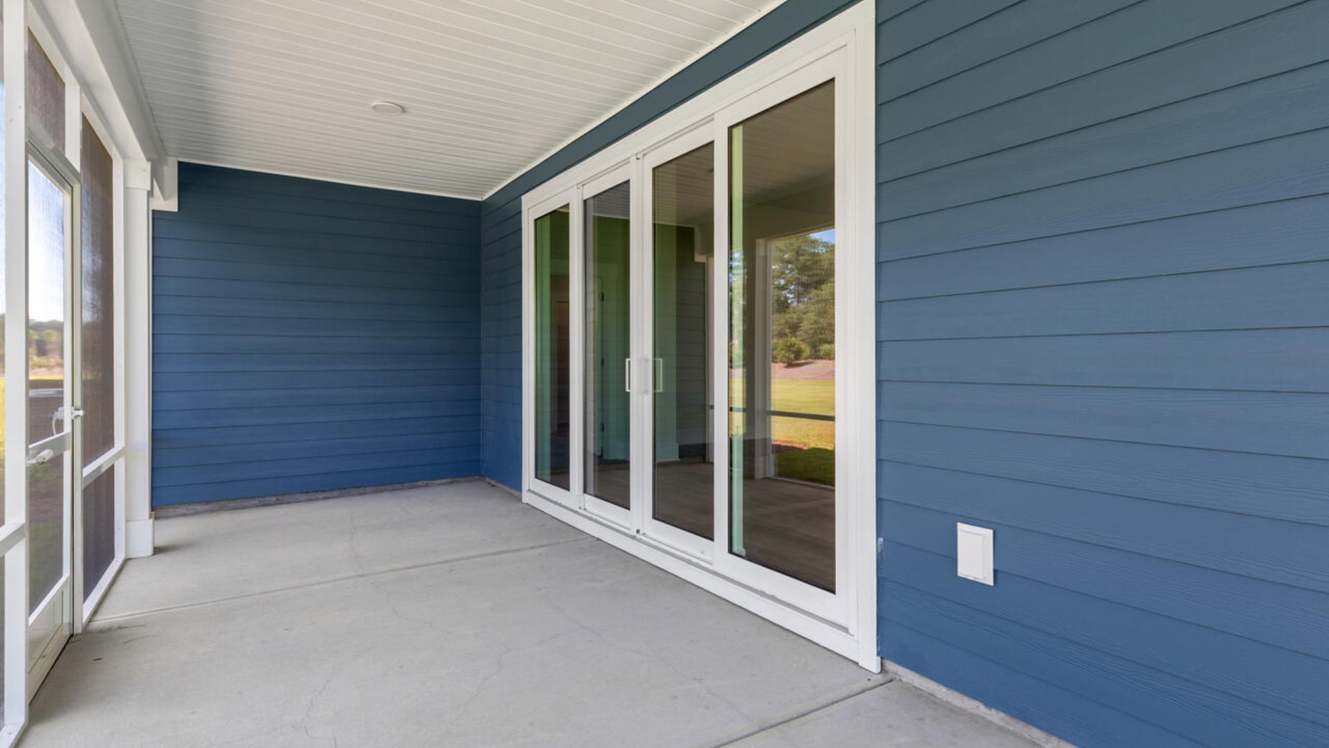 Enjoy the covered porch perfect for entertaining and enjoying the Carolina evenings