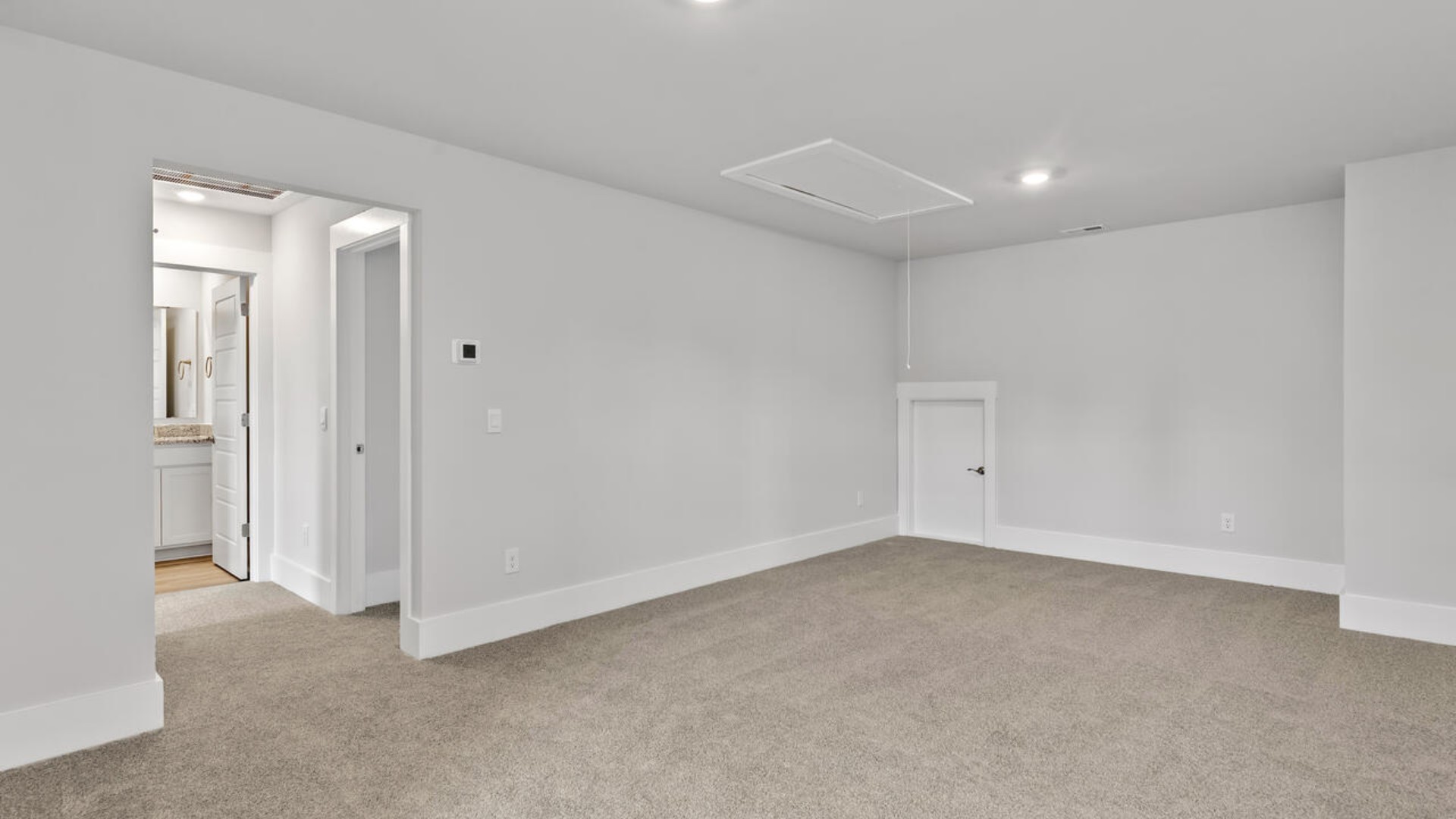 You are greeted by a versatile loft on the second floor which is surrounded by the three additional bedrooms. In every bedroom you’ll have carpeted floors and a closet in each room. Whether these rooms become bedrooms, office spaces, or other bonus rooms, there is sure to be comfort.