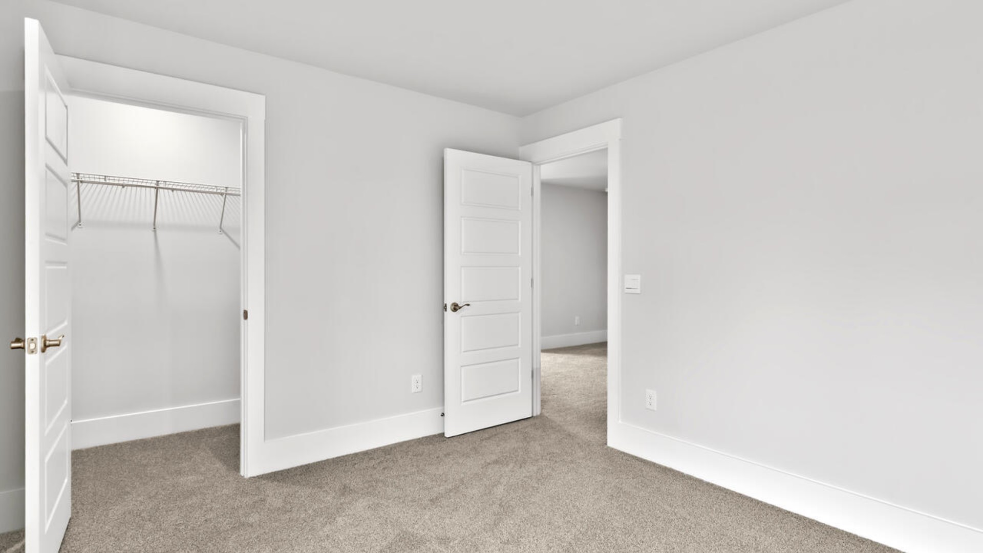 You are greeted by a versatile loft on the second floor which is surrounded by the three additional bedrooms. In every bedroom you’ll have carpeted floors and a closet in each room. Whether these rooms become bedrooms, office spaces, or other bonus rooms, there is sure to be comfort.