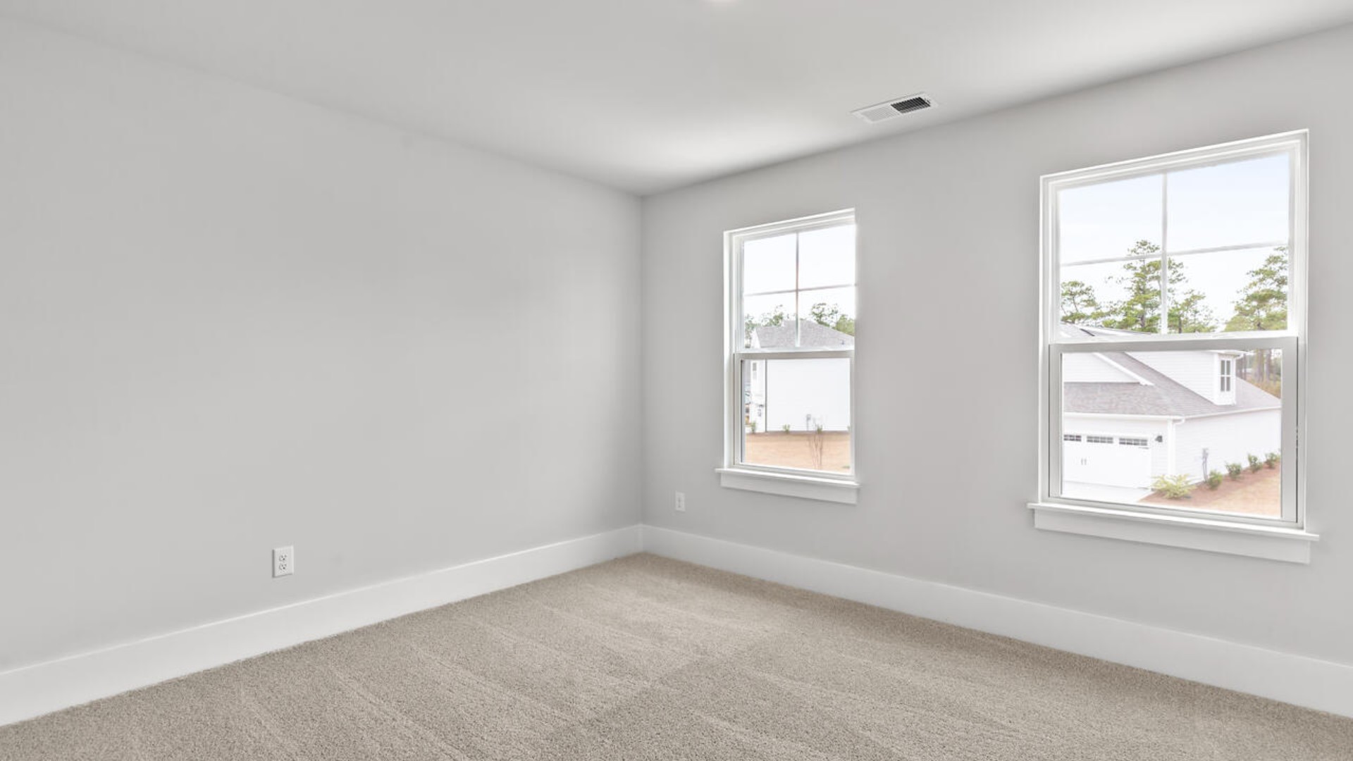 You are greeted by a versatile loft on the second floor which is surrounded by the three additional bedrooms. In every bedroom you’ll have carpeted floors and a closet in each room. Whether these rooms become bedrooms, office spaces, or other bonus rooms, there is sure to be comfort.