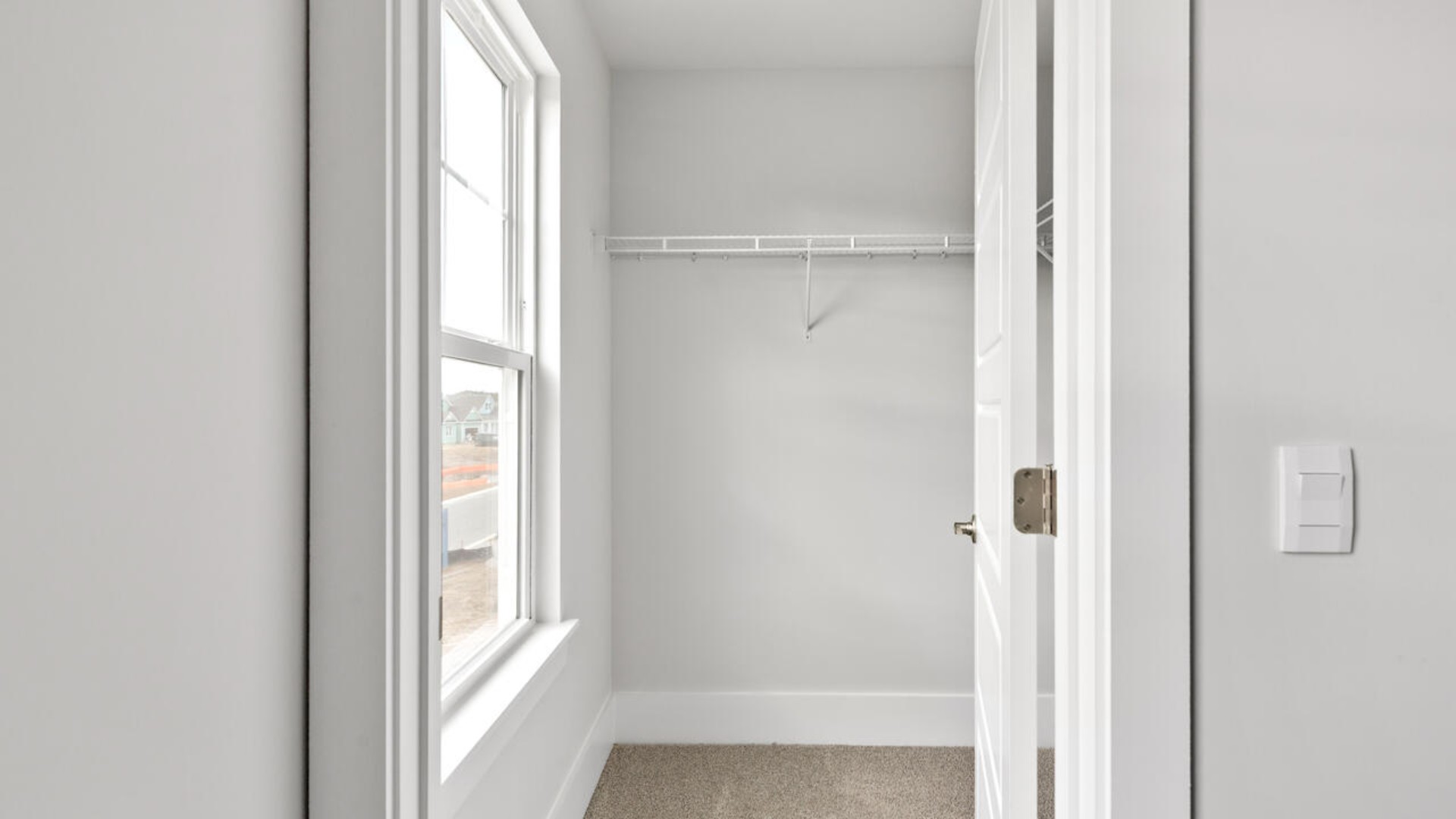 You are greeted by a versatile loft on the second floor which is surrounded by the three additional bedrooms. In every bedroom you’ll have carpeted floors and a closet in each room. Whether these rooms become bedrooms, office spaces, or other bonus rooms, there is sure to be comfort.