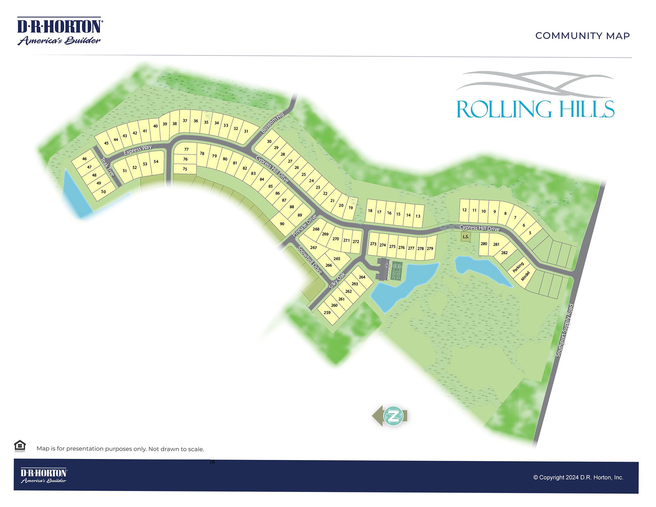 Static Lot Map