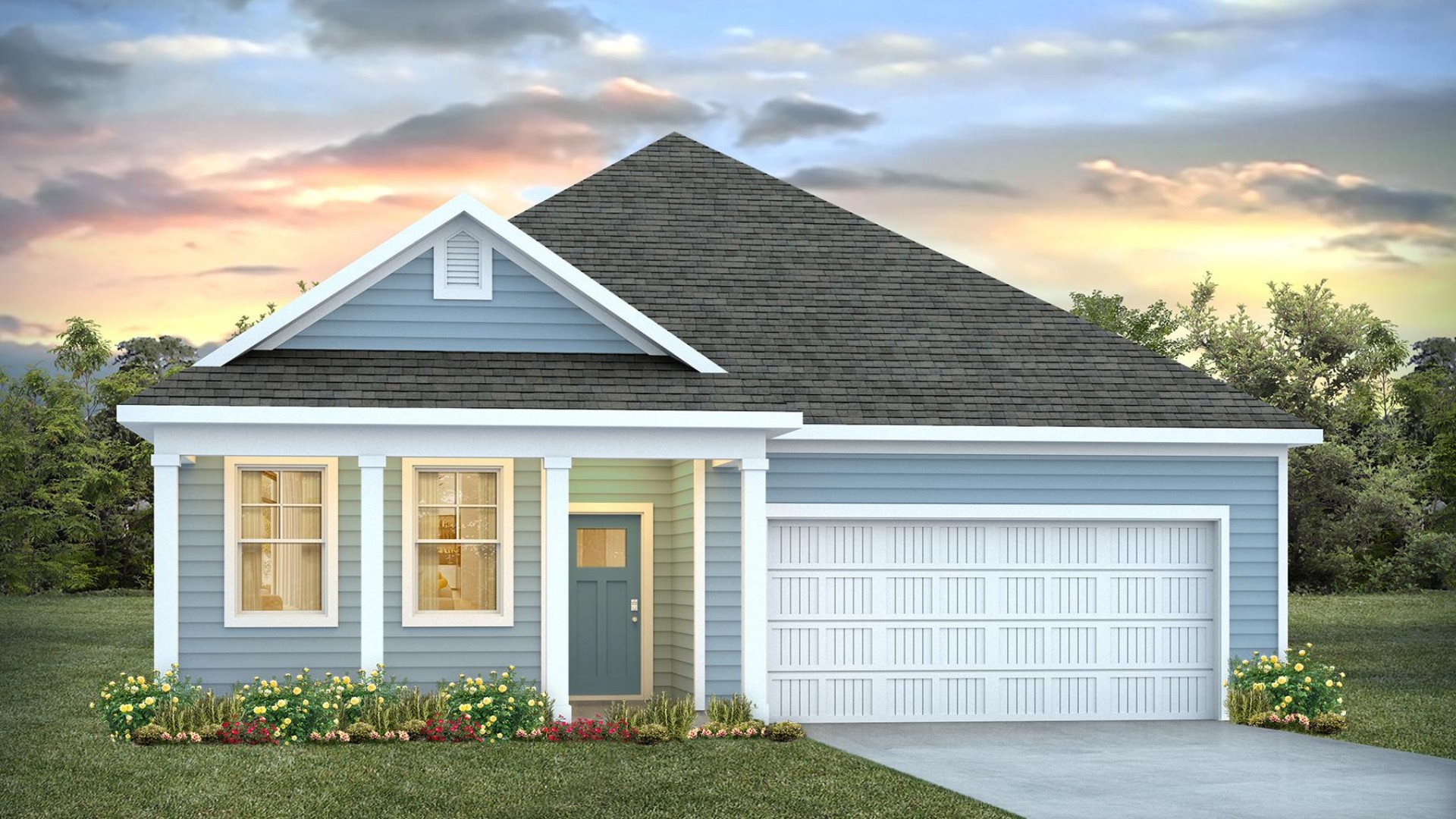 Inside this 3 bedroom, 2 bathroom home, you’ll find 1,618 square feet of comfortable living. The living area is an open concept, where your kitchen, living, and dining areas blend seamlessly into a space perfect for everyday living and entertaining.