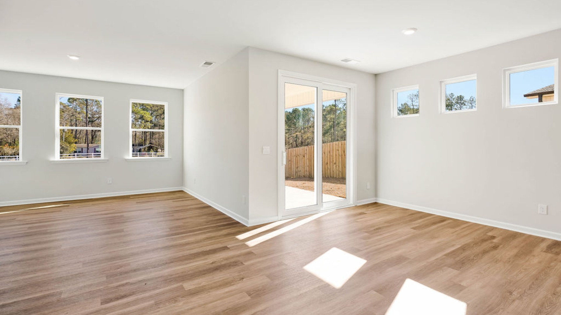 This Darby in Grayson Park, located in Leland, NC expands from its standard 1,881 sq. ft. single-story ranch layout into a 2,671 sq. ft. two-story configuration when built with the second-floor bonus