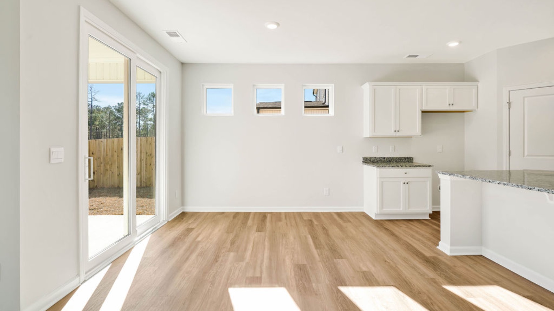 This Darby in Grayson Park, located in Leland, NC expands from its standard 1,881 sq. ft. single-story ranch layout into a 2,671 sq. ft. two-story configuration when built with the second-floor bonus