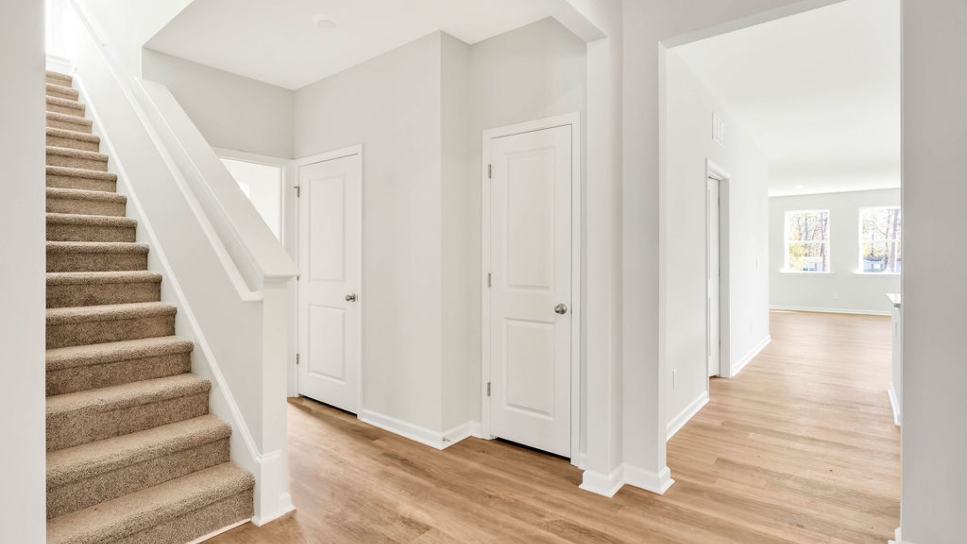 In every bedroom you’ll have carpeted floors and a closet in each room. Whether these rooms become bedrooms, office spaces, or other bonus rooms, there is sure to be comfort.