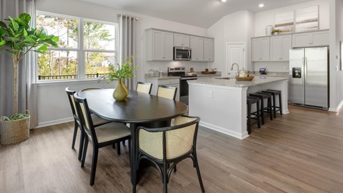 The Litchfield plan is a perfect home for beach living and entertaining. Completely open floor plan