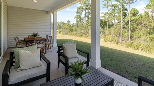overed porch a perfect spot to start the day or end the evening.