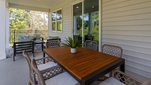 overed porch a perfect spot to start the day or end the evening.