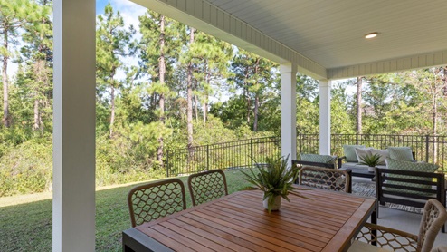 overed porch a perfect spot to start the day or end the evening.