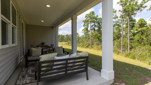 overed porch a perfect spot to start the day or end the evening.