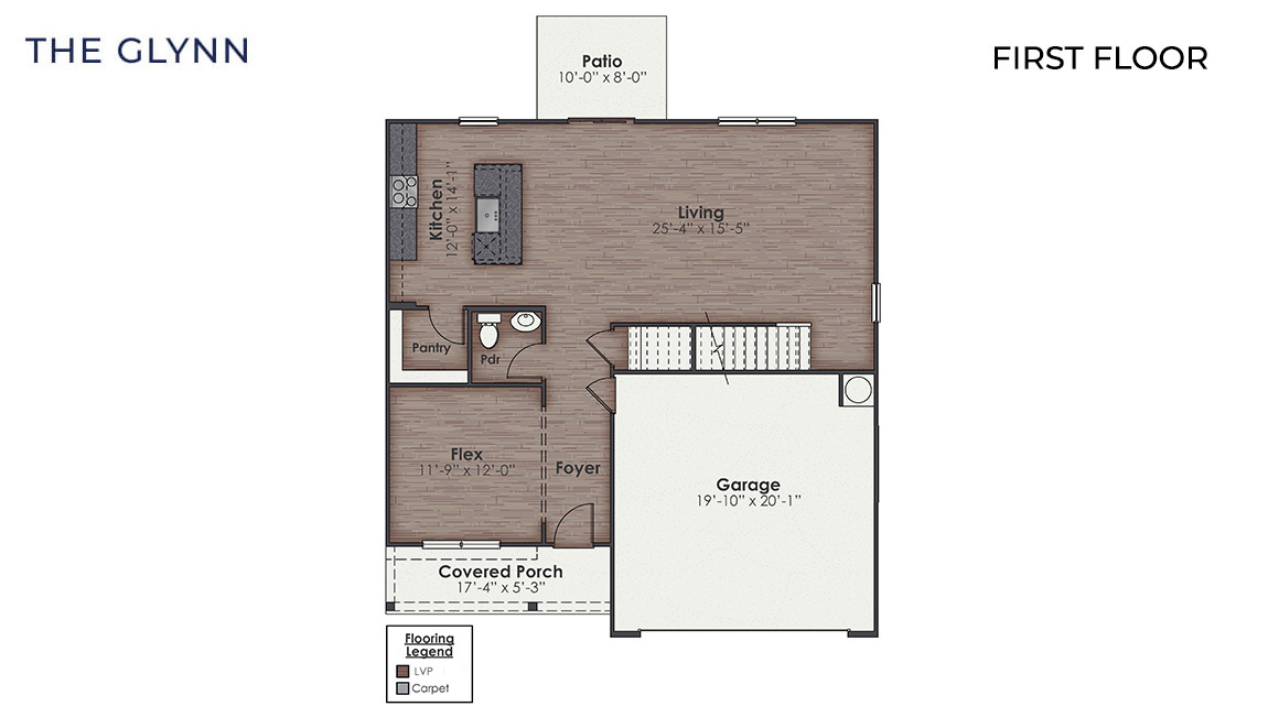 This home an absolute rockstar - 2 stories, 4 bedrooms, 2.5 bathrooms, and a 2-car garage.