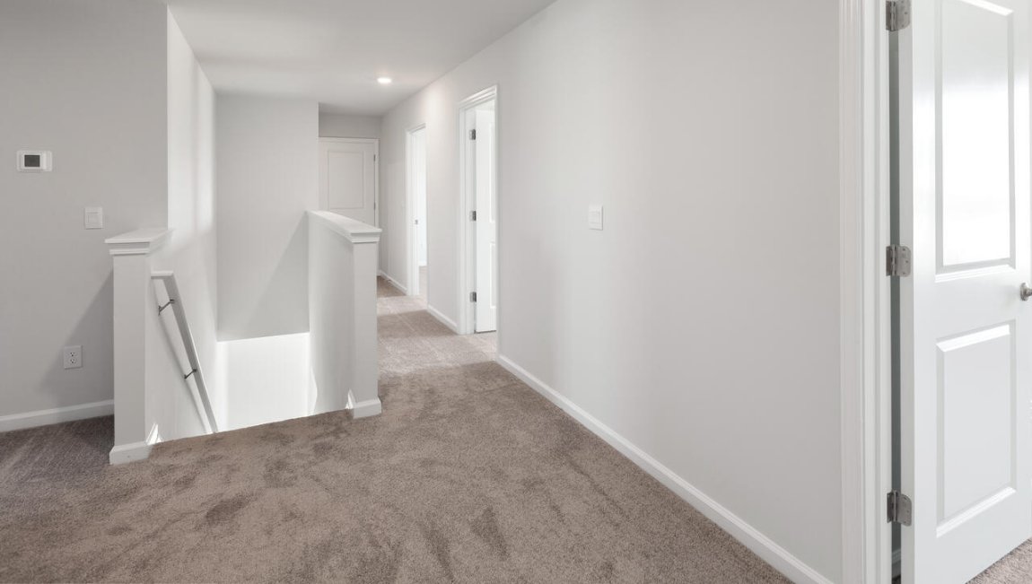 In every bedroom you’ll have carpeted floors and a closet in each room. Whether these rooms become bedrooms, office spaces, or other bonus rooms, there is sure to be comfort