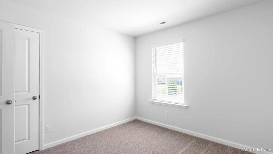 In every bedroom you’ll have carpeted floors and a closet in each room. Whether these rooms become bedrooms, office spaces, or other bonus rooms, there is sure to be comfort.