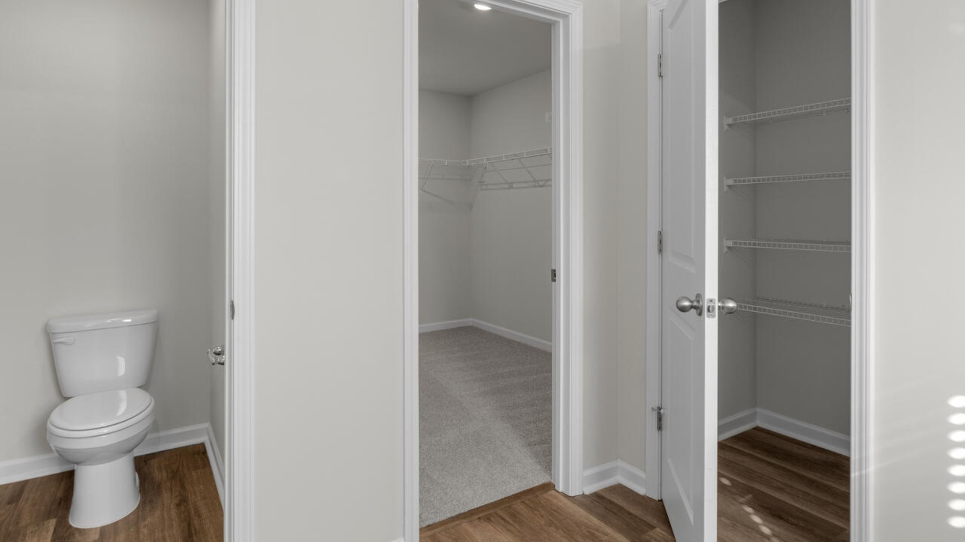 In every bedroom you’ll have carpeted floors and a closet in each room. Whether these rooms become bedrooms, office spaces, or other bonus rooms, there is sure to be comfort.