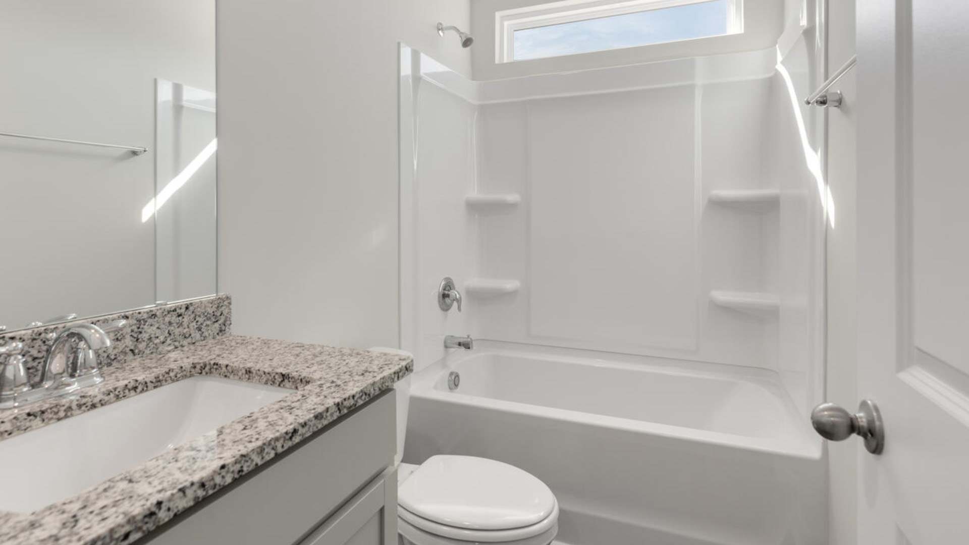 In every bedroom you’ll have carpeted floors and a closet in each room. Whether these rooms become bedrooms, office spaces, or other bonus rooms, there is sure to be comfort.