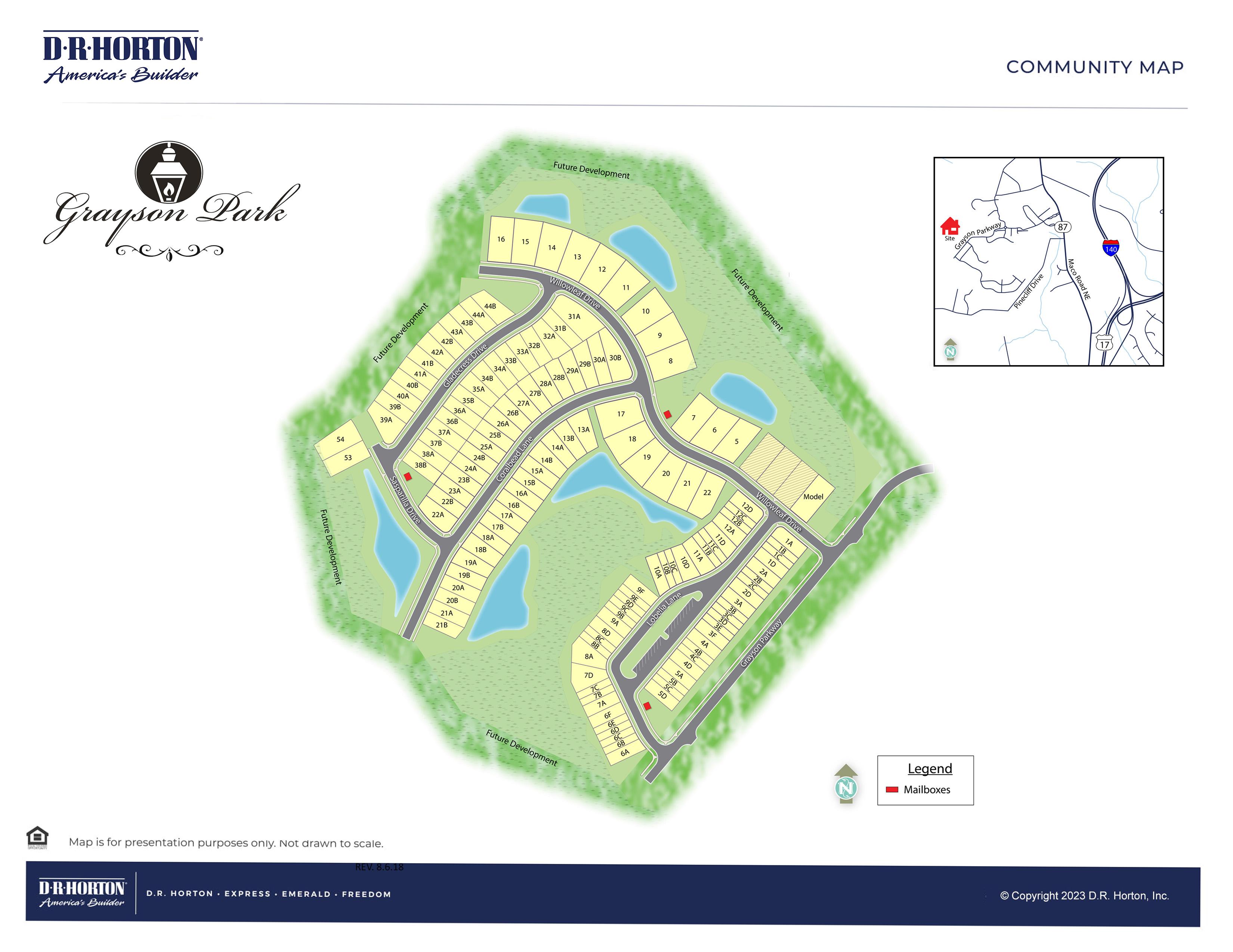 New Homes in Grayson Park Townhomes Leland, NC D.R. Horton