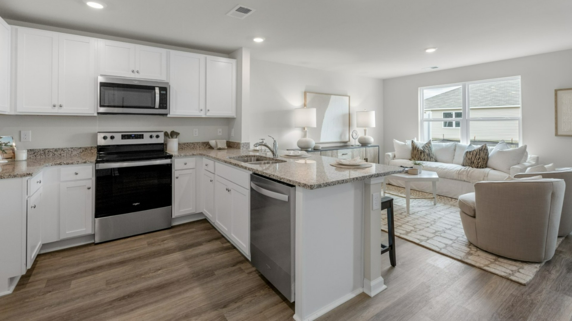 New Homes in Leland NC. Townhomes. Grayson Park. The Pearson is a two-story townhome with 3 bedrooms, 2.5 Baths, and 1 car garage in a prime location