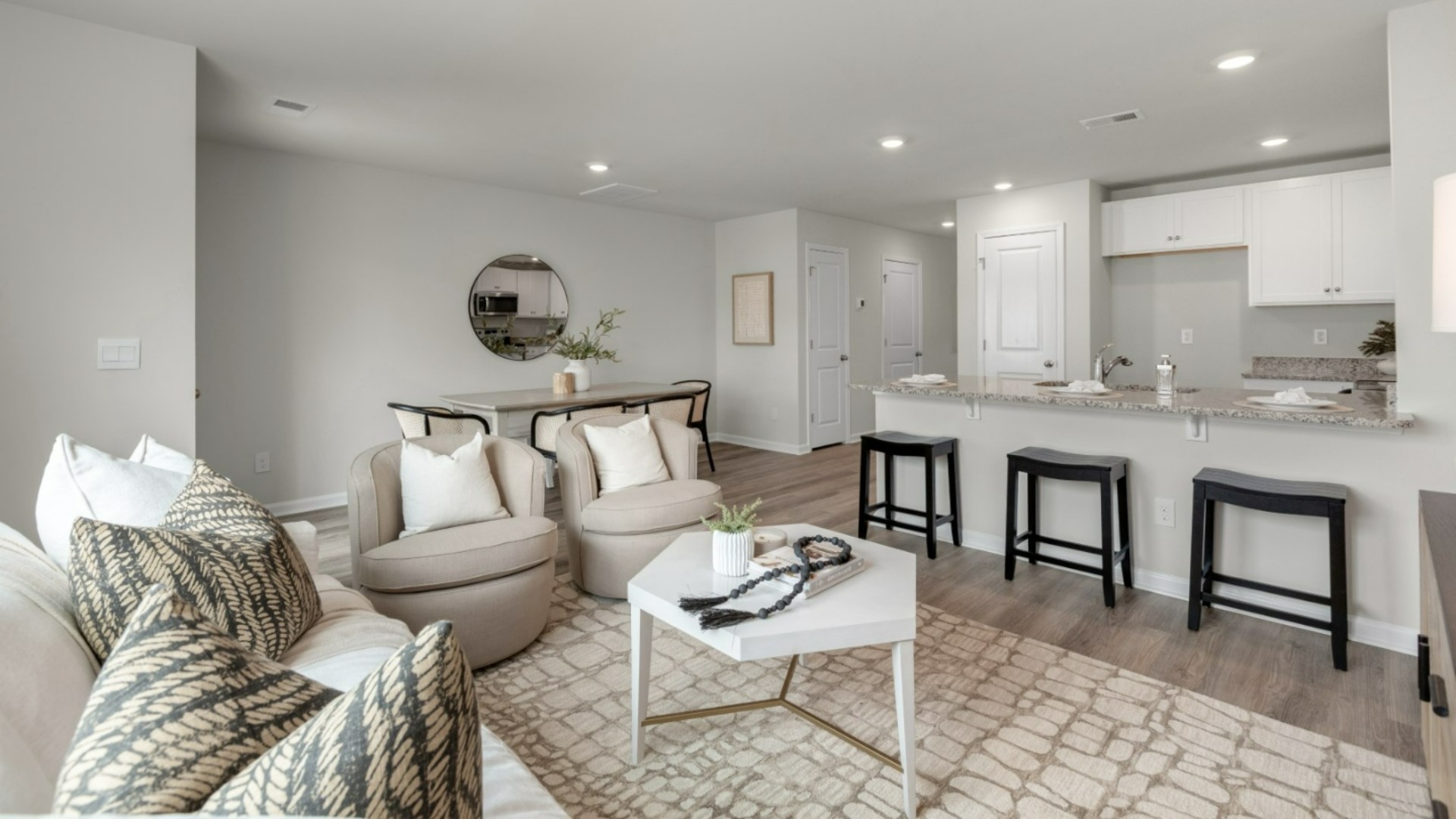 New Homes in Leland NC. Townhomes. Grayson Park. The Pearson is a two-story townhome with 3 bedrooms, 2.5 Baths, and 1 car garage in a prime location