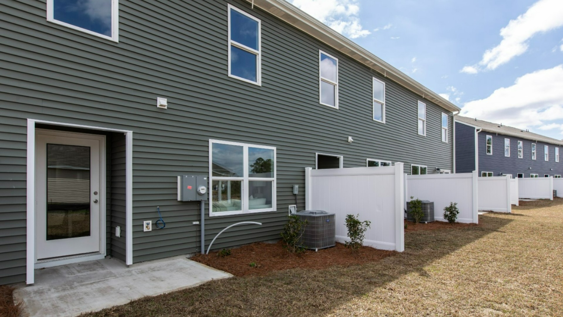 New Homes in Leland NC. Townhomes. Grayson Park. The Pearson is a two-story townhome with 3 bedrooms, 2.5 Baths, and 1 car garage in a prime location