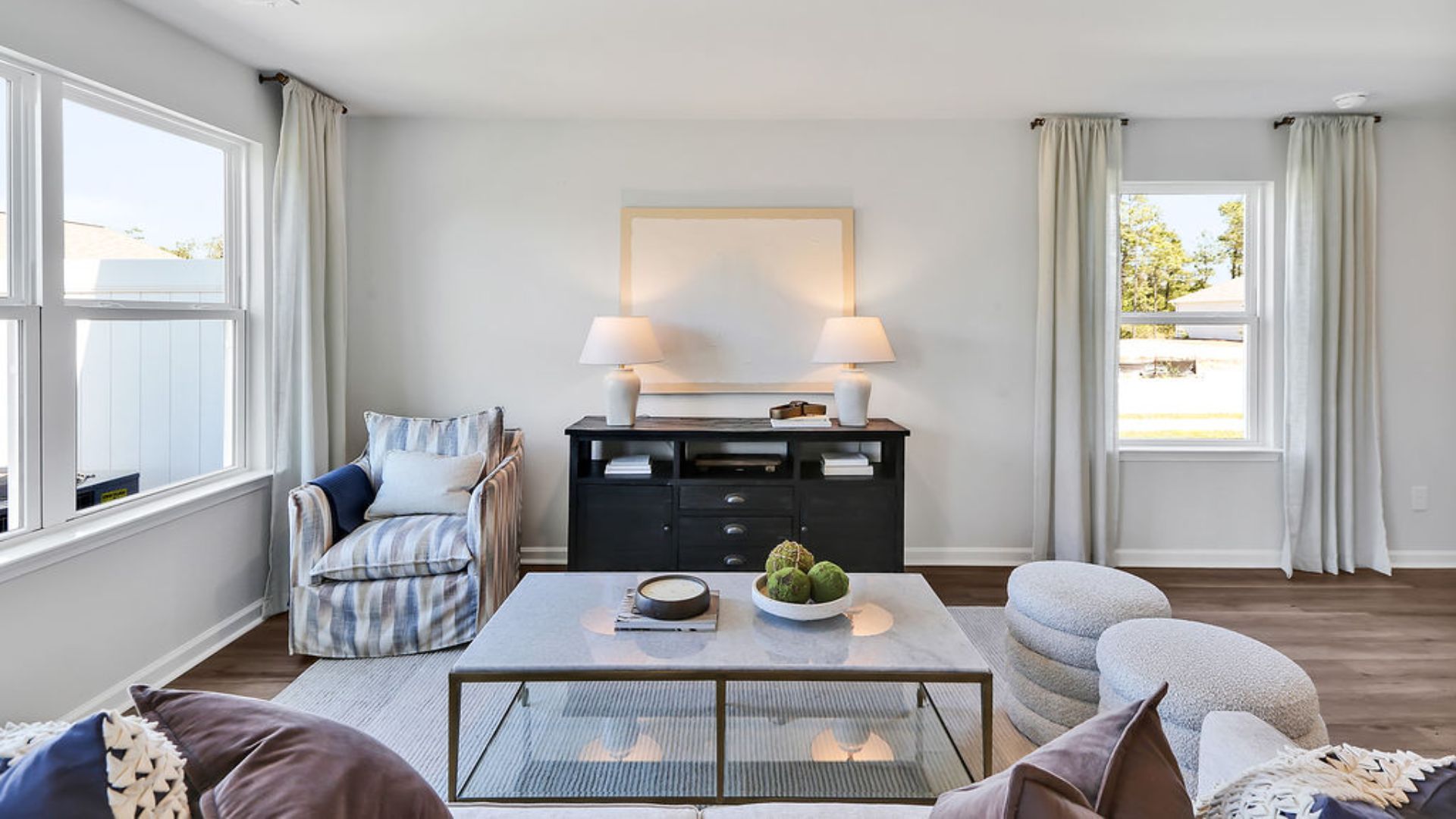 New Homes in Leland NC. Townhomes. Grayson Park. Welcome to the Mitchell! A two-story townhome with 4 bedrooms, 2.5 Baths, and 1 car garage in a prime location