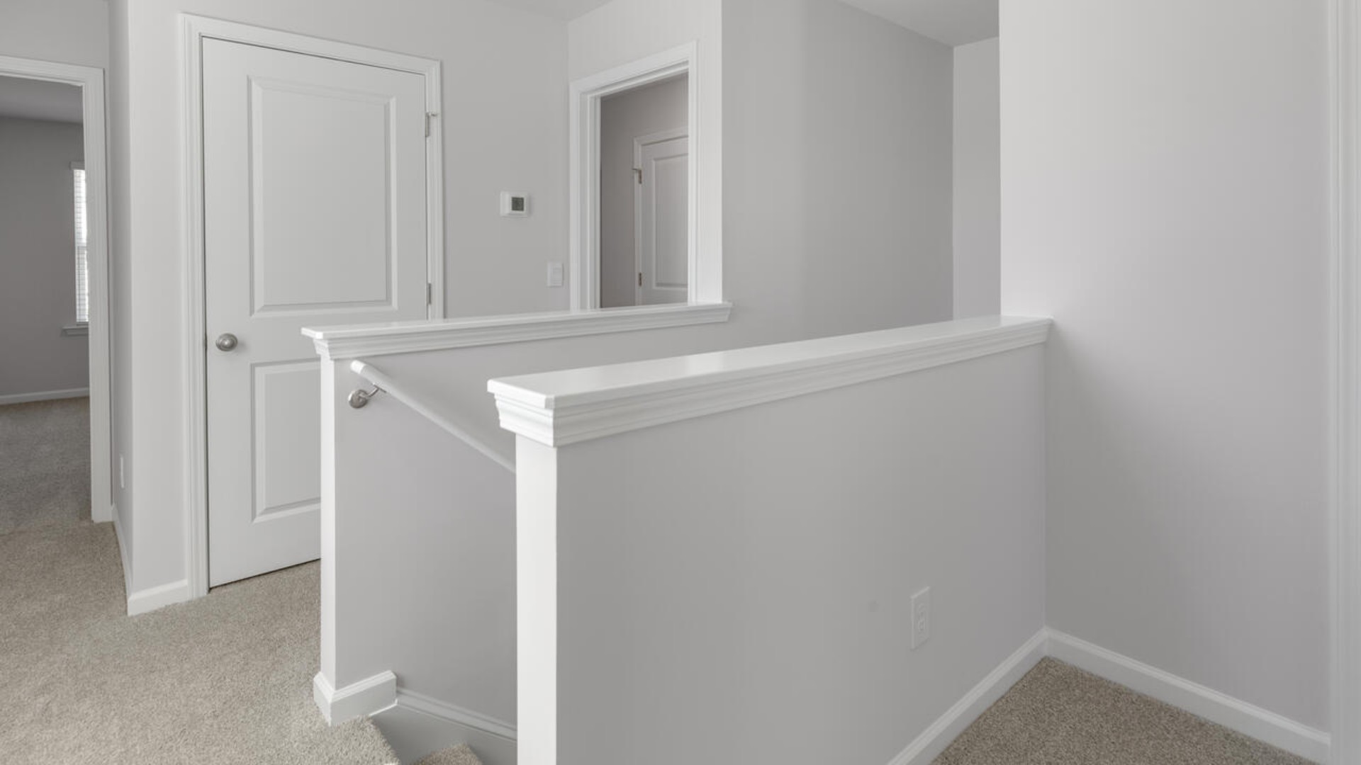 Upstairs you will find four bedrooms and 2 full baths. In every bedroom you’ll have carpeted floors and a closet in each room. Whether these rooms become bedrooms, office spaces, or other bonus rooms, there is sure to be comfort.