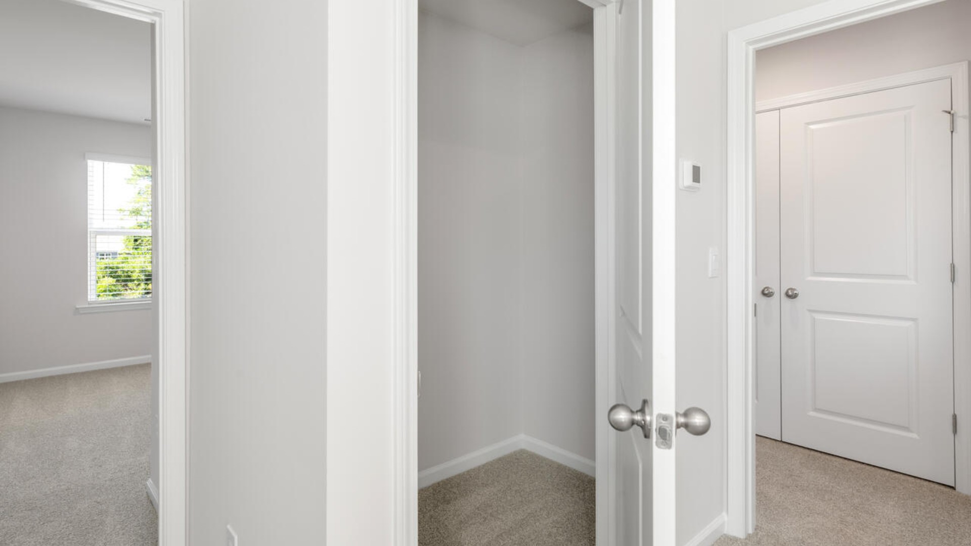 Upstairs you will find four bedrooms and 2 full baths. In every bedroom you’ll have carpeted floors and a closet in each room. Whether these rooms become bedrooms, office spaces, or other bonus rooms, there is sure to be comfort.