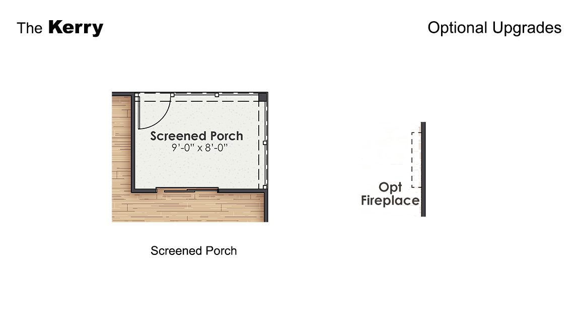 The Kerry floor plan offers open living space and a 2-car garage. Inside this 3 bedroom, 2 bathroom home, you’ll find 1,475 square feet of comfortable living.
