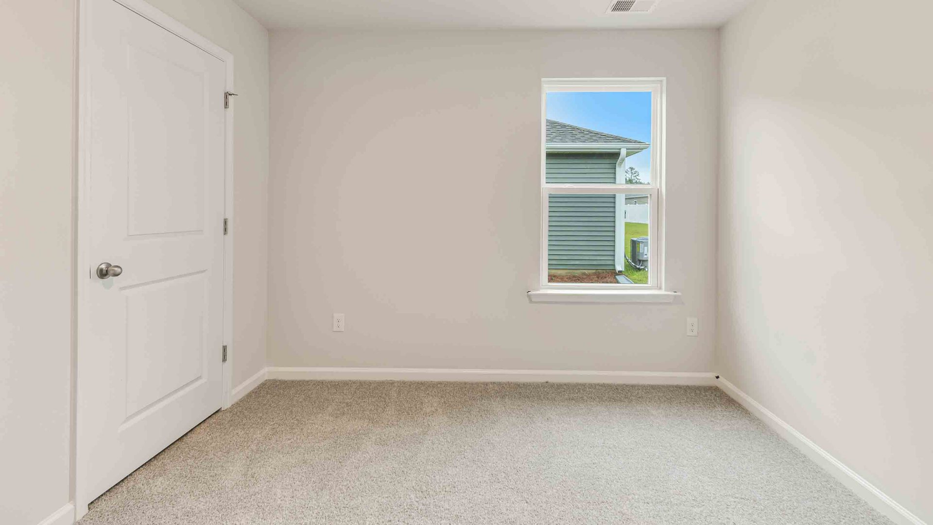 Three additional bedrooms are located up front- perfect for guests, kids, or a home office setup. In every bedroom you’ll have vinyl flooring and a closet in each room.