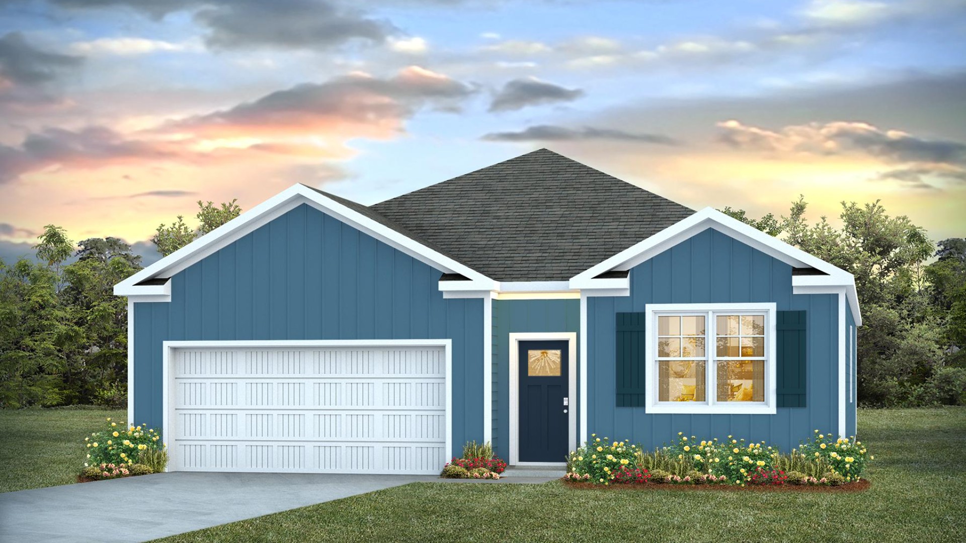 Step inside our popular one-story Cali for a layout that's as functional as it is fabulous. Inside this 4 bedroom, 2 bathroom home, you’ll find 1,774 square feet of comfortable living. An open concept living area, there's room for everyone to spread out and enjoy the space.