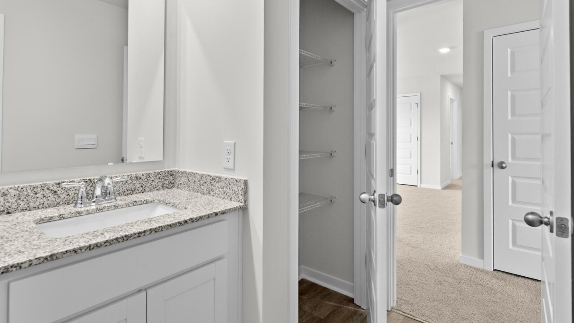 There are an additional four bedrooms and 2 baths. In every bedroom you’ll have carpeted floors and a closet in each room. Whether these rooms become bedrooms, office spaces, or other bonus rooms, there is sure to be comfort.