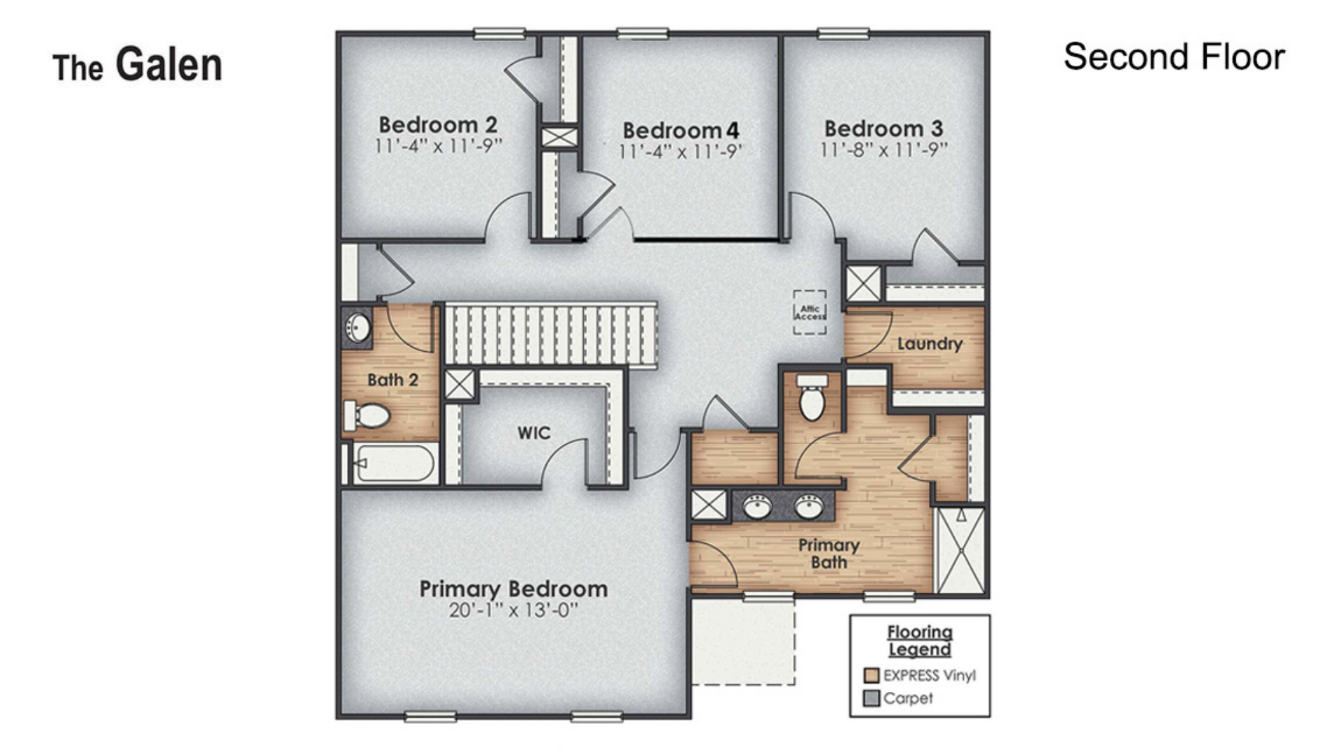 Elevation A second floor