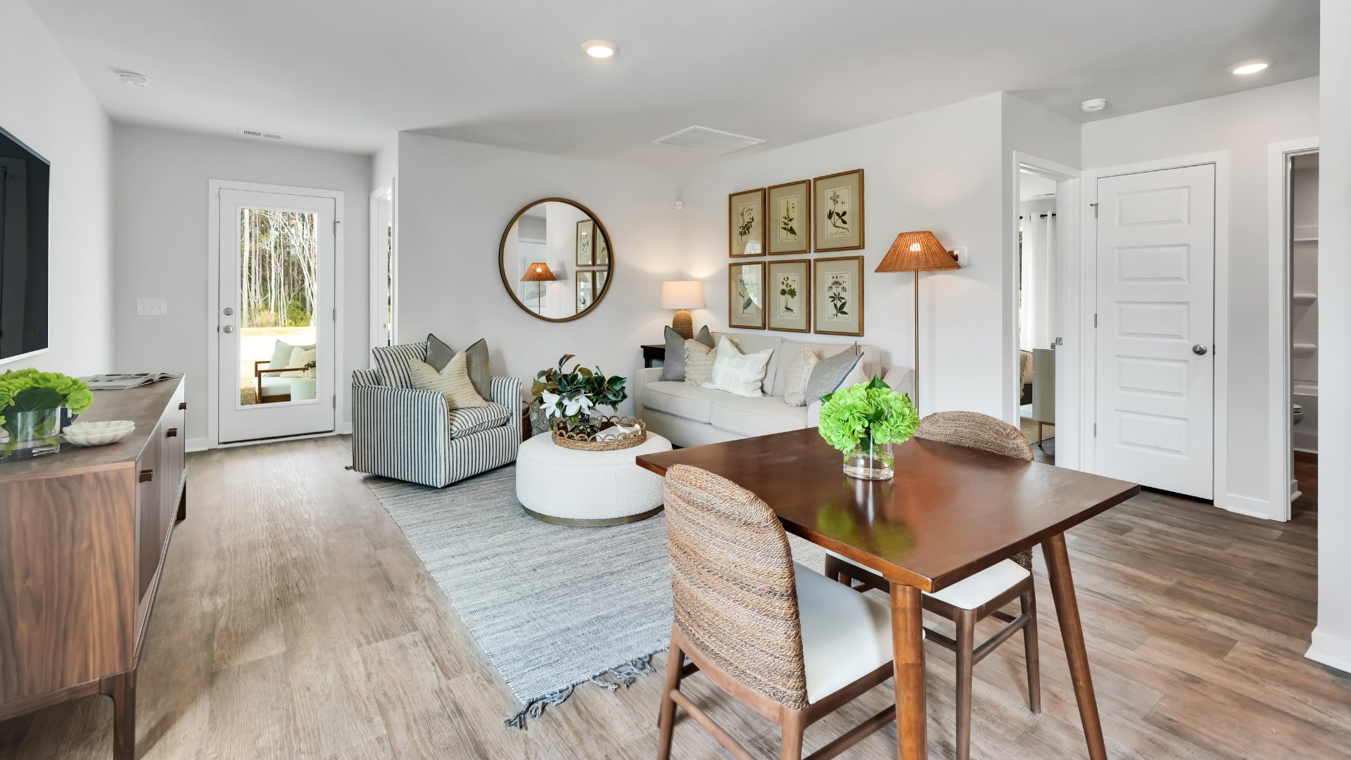 Welcome the Downing a 3-bedroom, 2-bathroom home, you’ll find 1,257 square feet of comfortable living. The living area is an open concept, where your kitchen, living, and dining areas blend seamlessly into a space perfect for everyday living and entertaining.